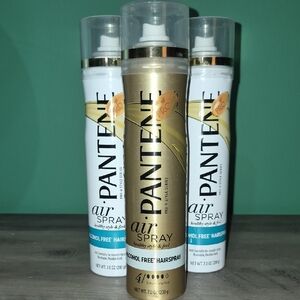 Pantene Air Spray Alcohol-Free Hairspray - Gold and White